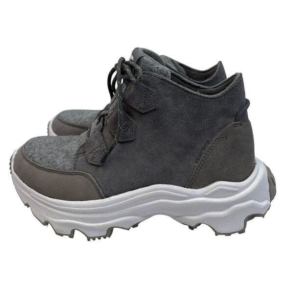 Sorel Sneaker Boot Kinetic Breakthru Caribou Womens 8 Quarry Gray WP Insulated - Picture 5 of 11